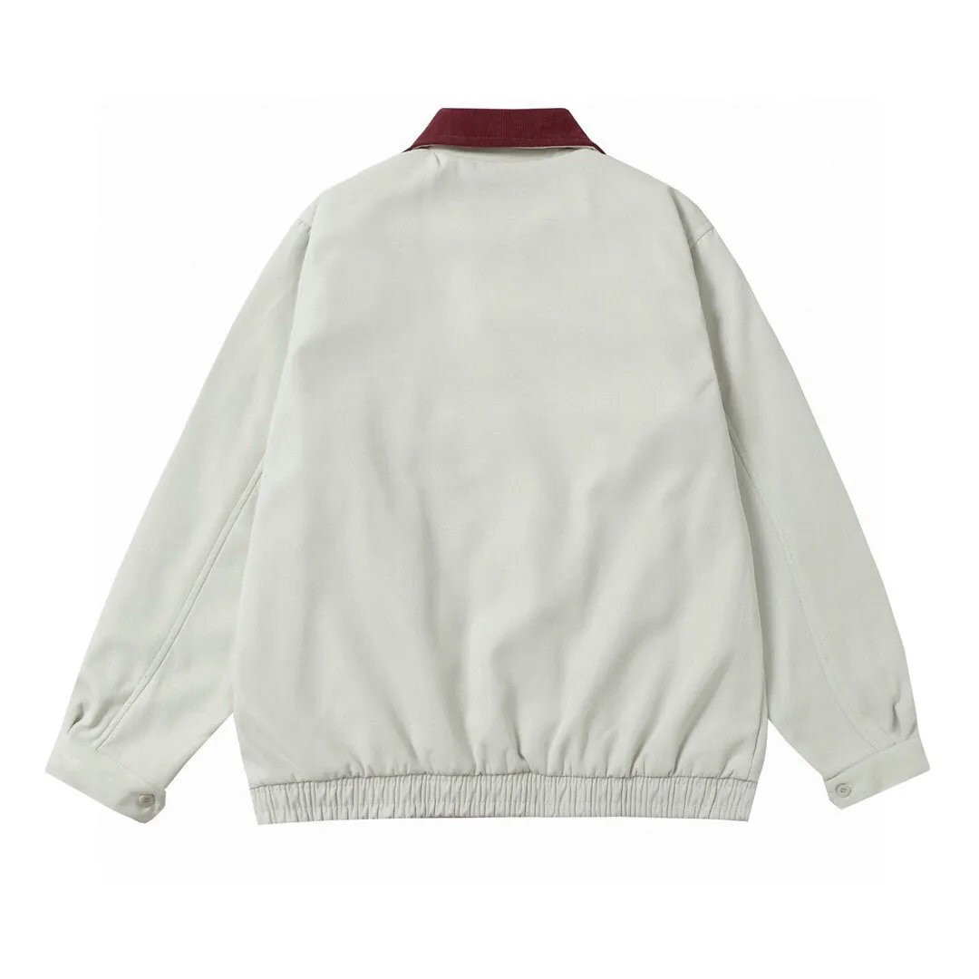 P306 Style number: 605 -Ralph Lauren 24ssRL classic war horse logo embroidered jacket zipper jacket on the chest -The item is made of customized fabrics and purchased from the original version. A full set of customized accessories. Details determine success or failure. The new autumn and winter style has a very nice upper body effect and a loose fit. -Color: Picture color -Size: M/ Ｌ /XL/ 2XL